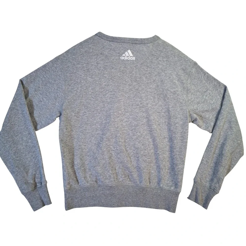 Adidas Miami Hurricanes Sweatshirt Men's XS Gray NCAA Football Crewneck Fleece